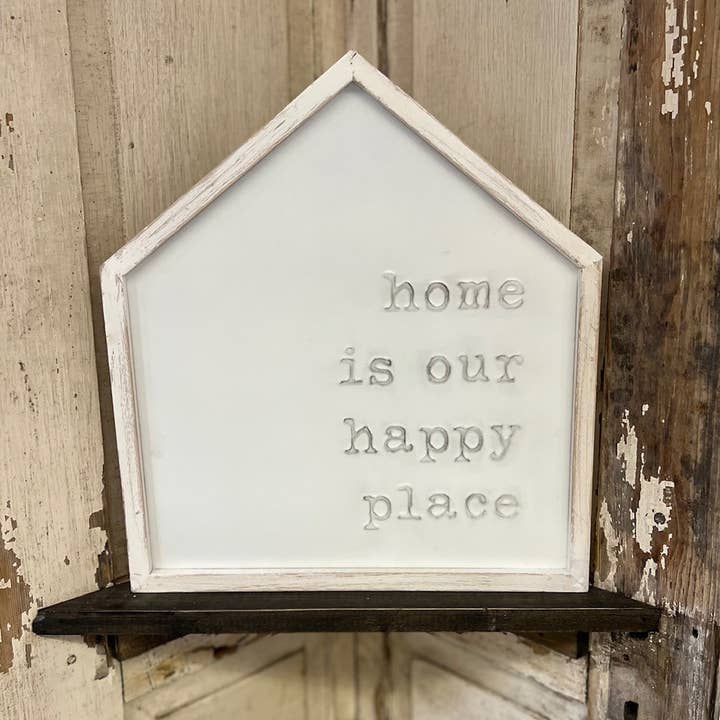 Glad Place Metal Sign for engroshandel hos JanMichaels Art & Home
