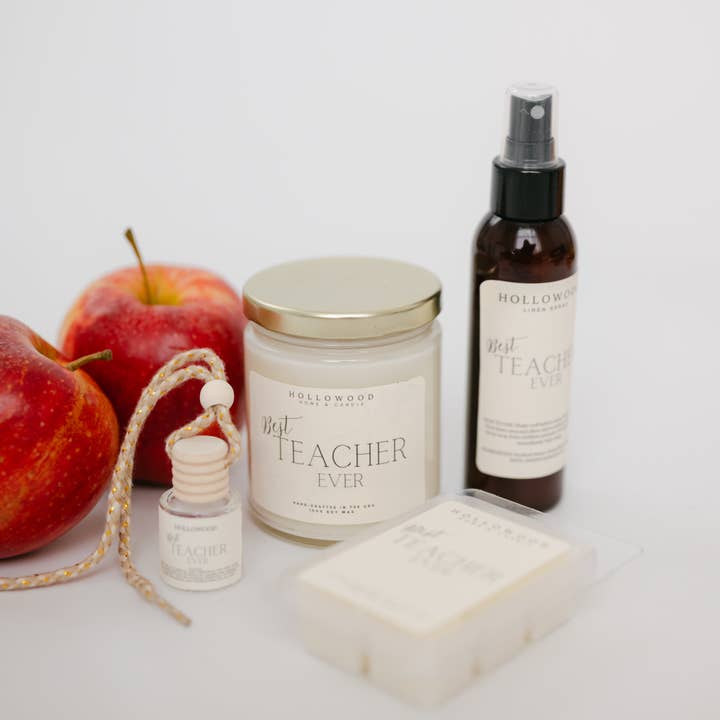BEST TEACHER EVER CANDLE for wholesale by HOLLOWOOD FRAGRANCE
