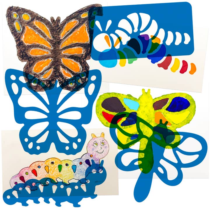 Butterfly and Friends Stencil Set for wholesale by Roylco