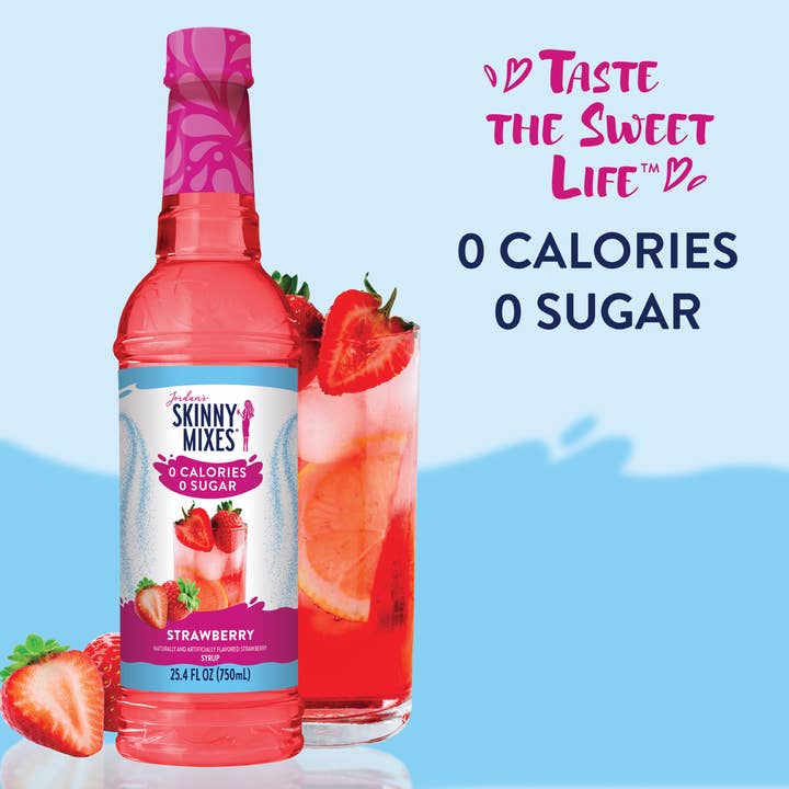Jordan's Skinny Mixes - Wholesale Cocktail Mix/Syrup - Sugar Free Strawberry Syrup