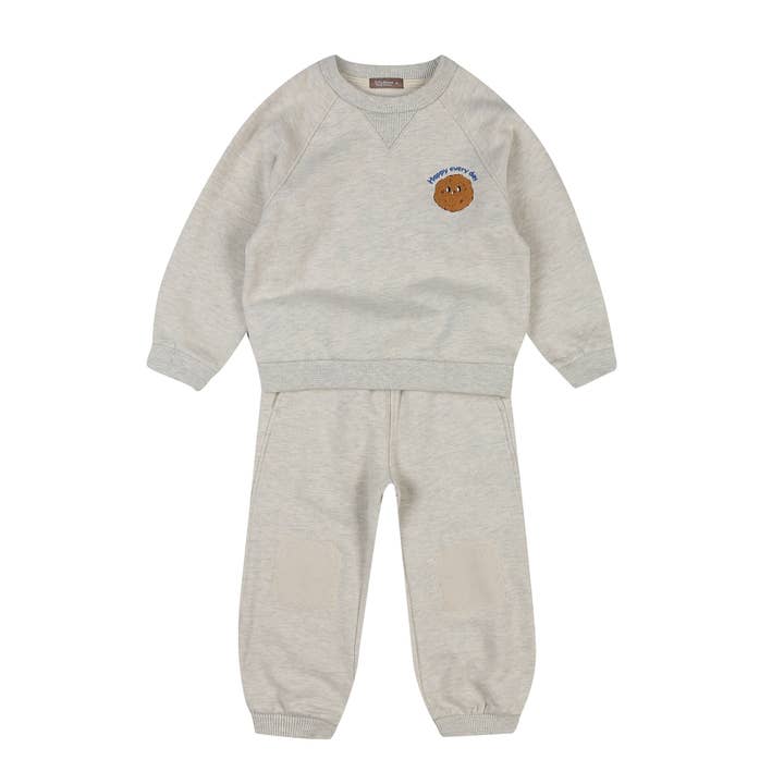 Miles Chenille Lappade Armbågar & Knän Fleece Träningsdräkt Set för wholesale av ToTo Heros