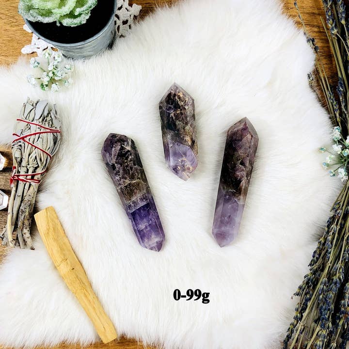 Rock Paradise - Wholesale Spiritual Stone/Crystal - Crystal Seven Minerals Double Point Stones by Weight1
