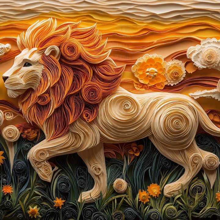 Final Piece Puzzles – wholesale Puzzle – Adult – No. 1 - Golden Lion1