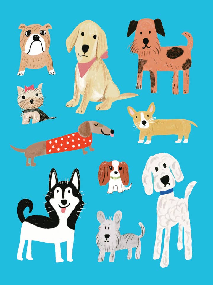 Dog Lovers Card for wholesale by Little Desk Drawer