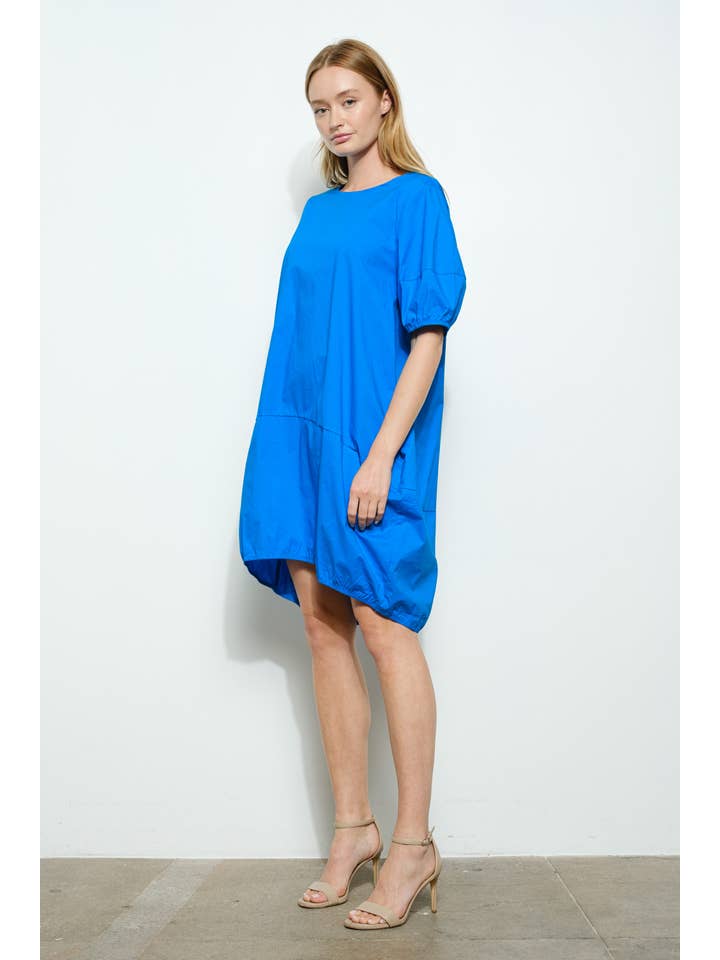 Bloidy – wholesale Klänning - Dam – Poplin Kortärmad Mini Bubble Klänning - D10482SS11