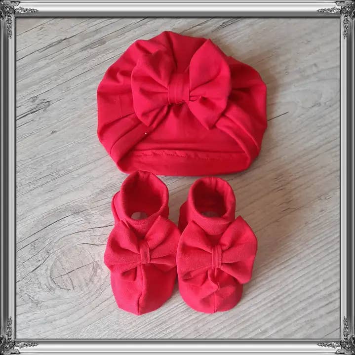 Ensemble Nœud Bébé Jersey Ajouré Oeko-Tex pour la vente par La Fabrique À DeDeuh