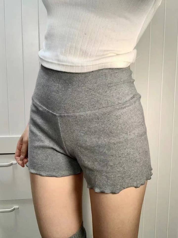 Low-Rise Scalloped Shorts and other Purchase Wholesale fold over shorts. Free Returns & Net 60 Terms on Faire trending on Faire.