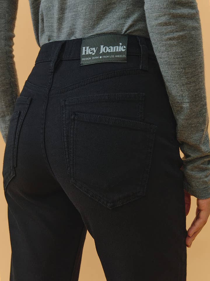 Bad Romance Two Shots High Rise Straight Crop Jeans for wholesale on Faire9