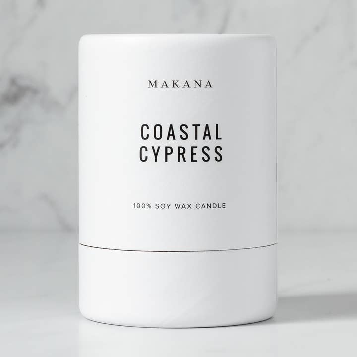 Coastal Cypress - Petite Candle 4 oz (NEW SIZE) for wholesale by Makana