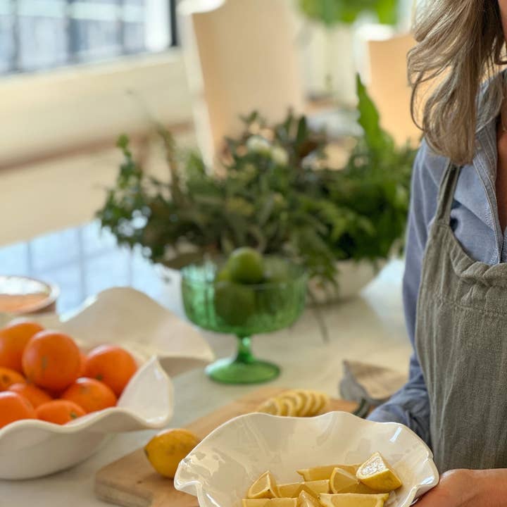 9.5" small wavy bowl for wholesale by Relish