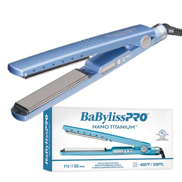 Majestic Wholesale - Wholesale Straightener/Flat Iron - BABYLISS FLAT IRON 11/4" NANO TITANIUM SLEEK BNT4091TUC
