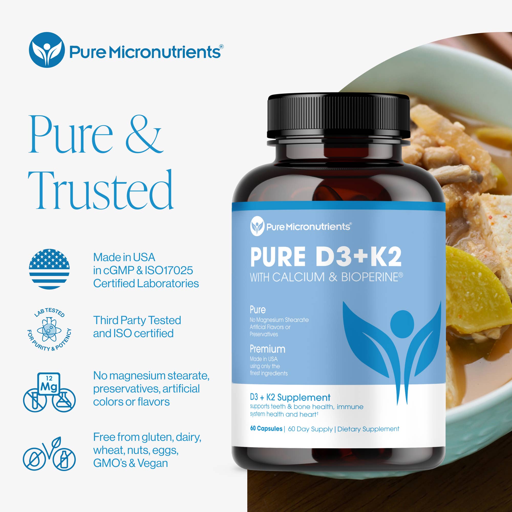 Pure Micronutrients - Wholesale Oral Supplement/Vitamin - Pure D3 + K21