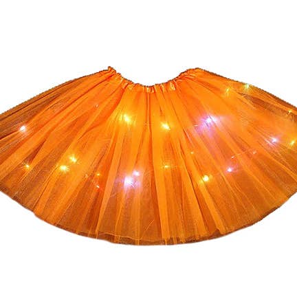 Orange LED Light Up Tutu for wholesale by Wenchoice