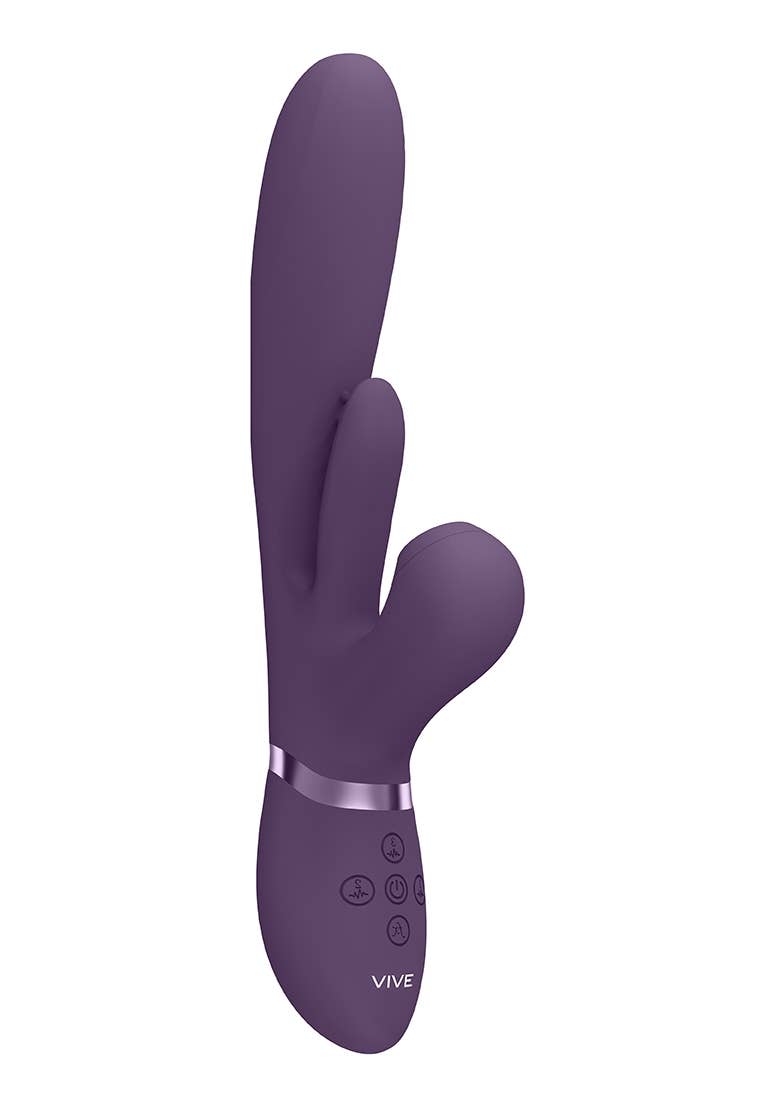 Shots - Wholesale Sex Toy - Ena - Thrusting G-Spot Vibrator With Flapping Tongue4