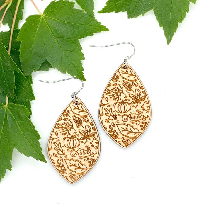 Autumn Pumpkin Teardrops for wholesale by Holly and Liz