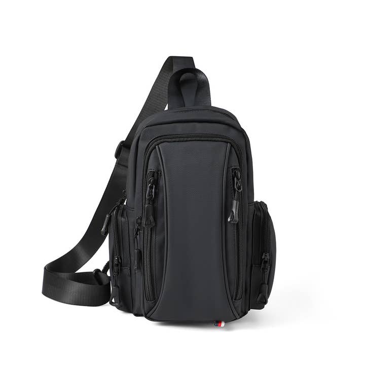 Crossbody Sling Bag with Adjustable Strap-FBG1911-BK for wholesale by Selini New York