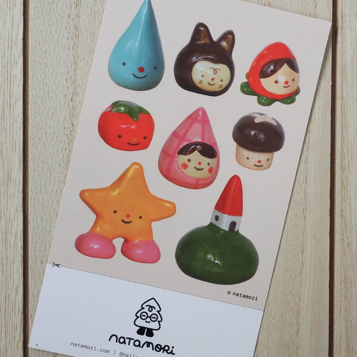 natamori - Wholesale Sticker - Clay • Sticker Sheet4