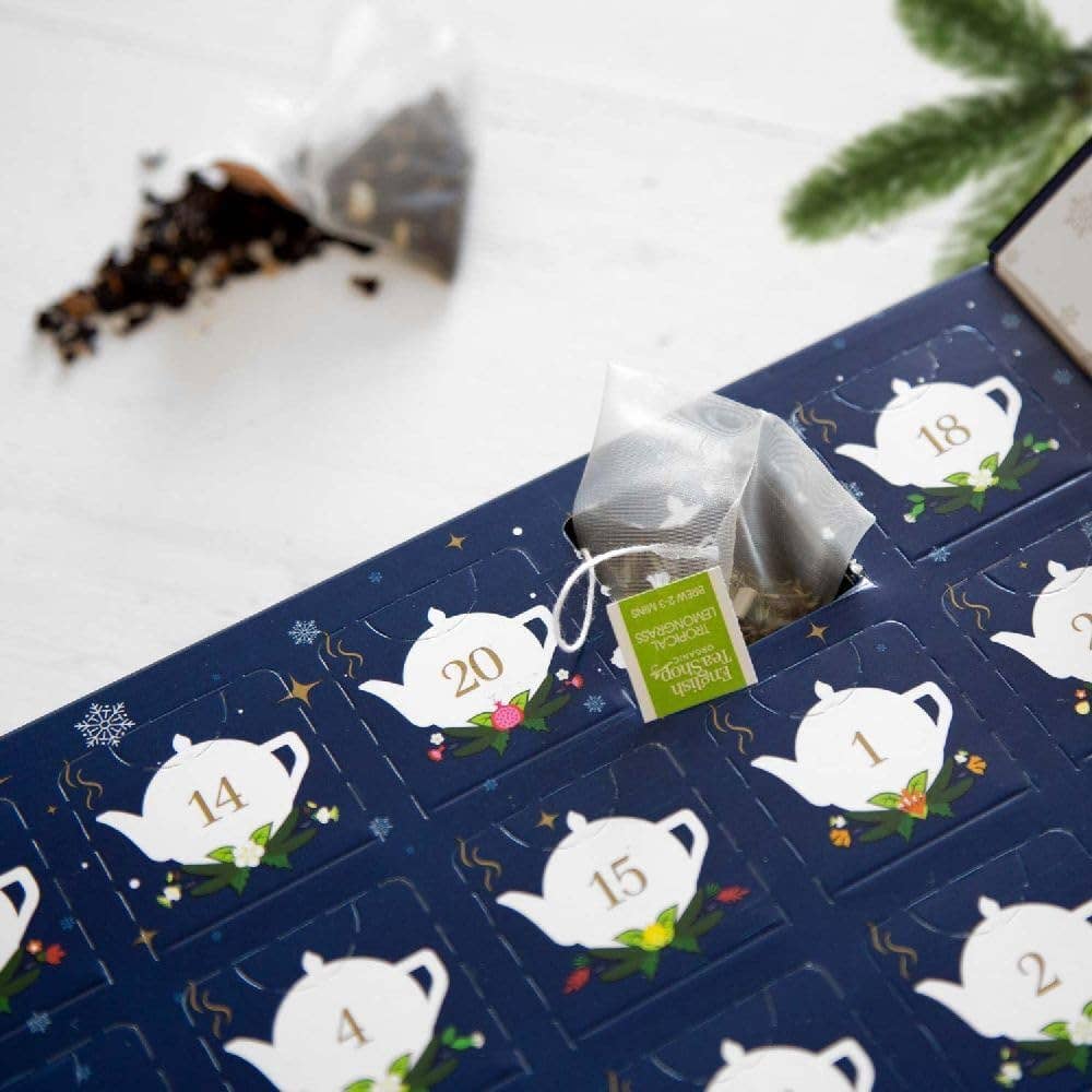 mOrganics Beauty - Wholesale Advent Calendar - English Tea Shop Christmas Night Blue Advent Tea Calendar 252