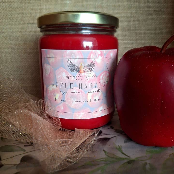 Angels Touch Candle Co. - Wholesale Jar/Filled Candle - Apple Harvest4