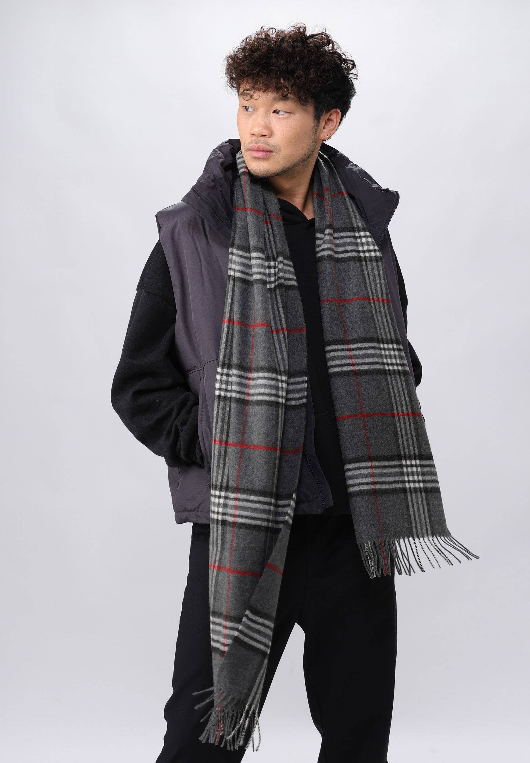 FRAAS - The Scarf Company - Wholesale Scarf - Women's - FRAAS Plaid Cashmink® Scarf17