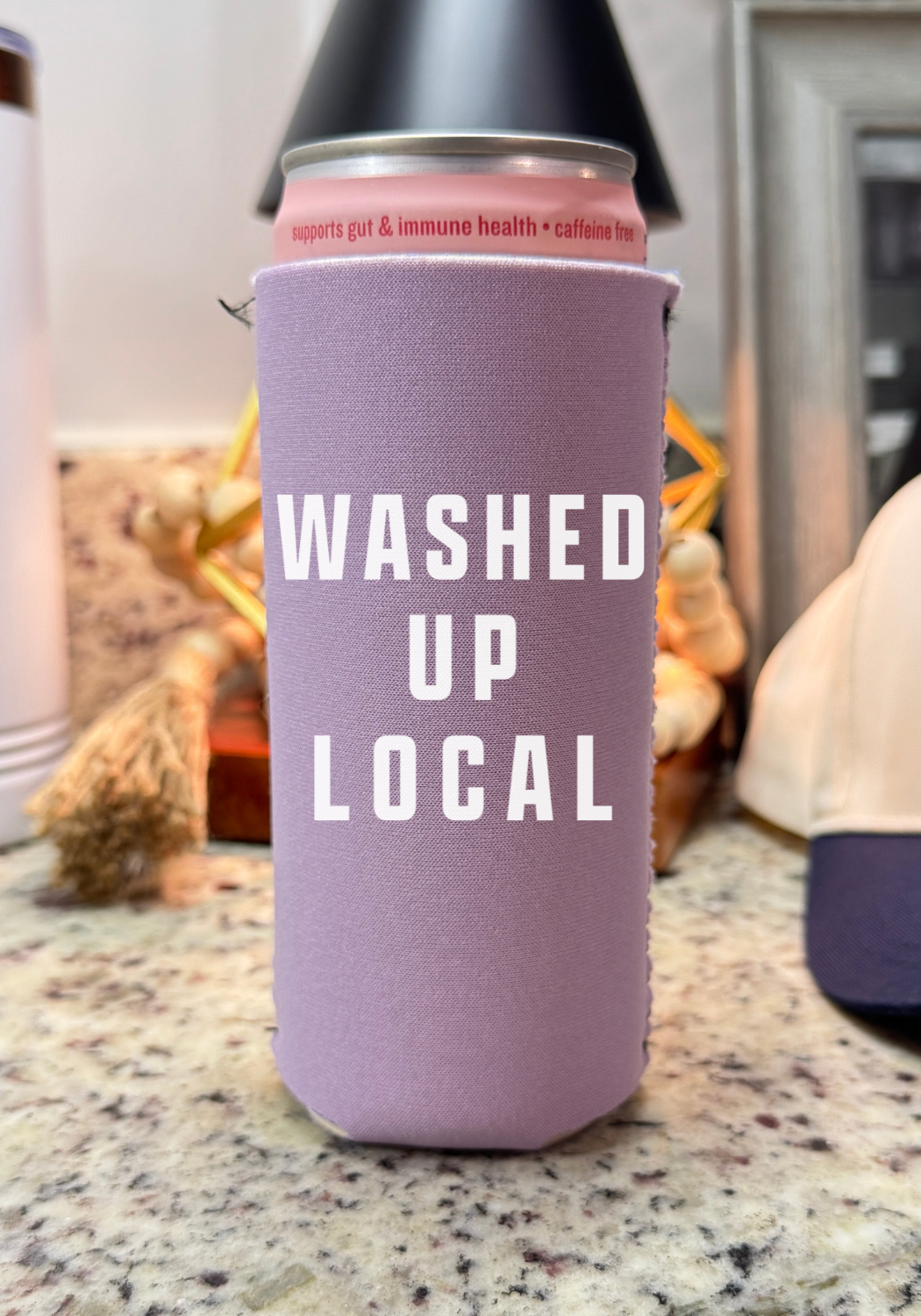 Clover + Cotton Co - Wholesale Drink Huggers & Koozies - Washed Up Local Drink Hugger1