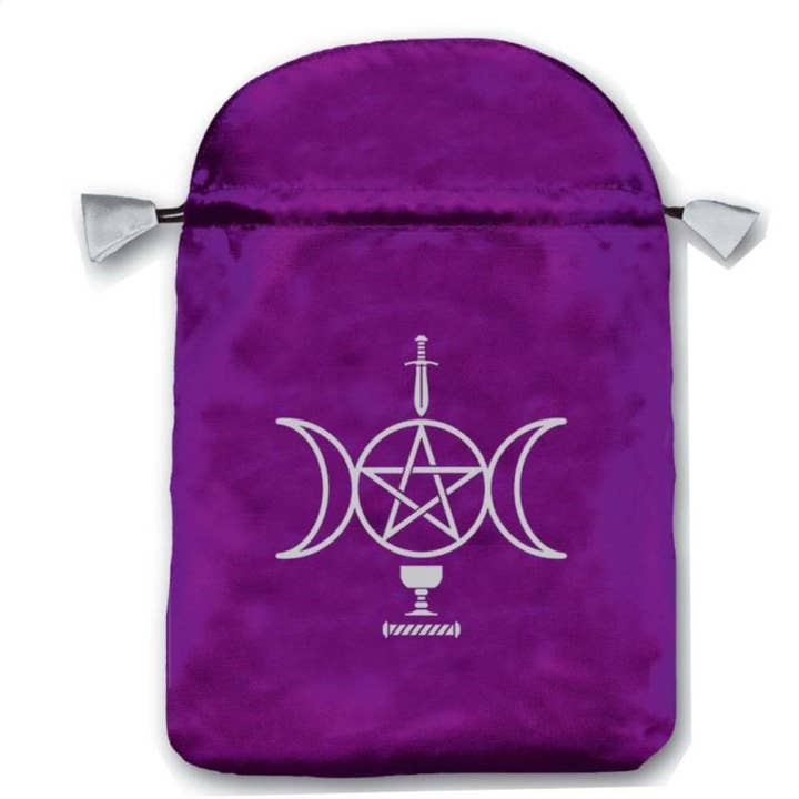 Sensual Wicca Satin Purple Bag Cards Lo Scarabeo for wholesale by Cardshouse