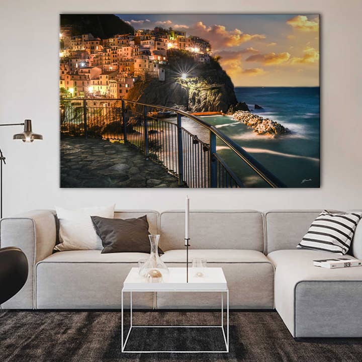 Författare utskrifter duk/plexi Made in Italy CINQUE TERRE 3 för wholesale av Andrea Risi Fine Art Photography
