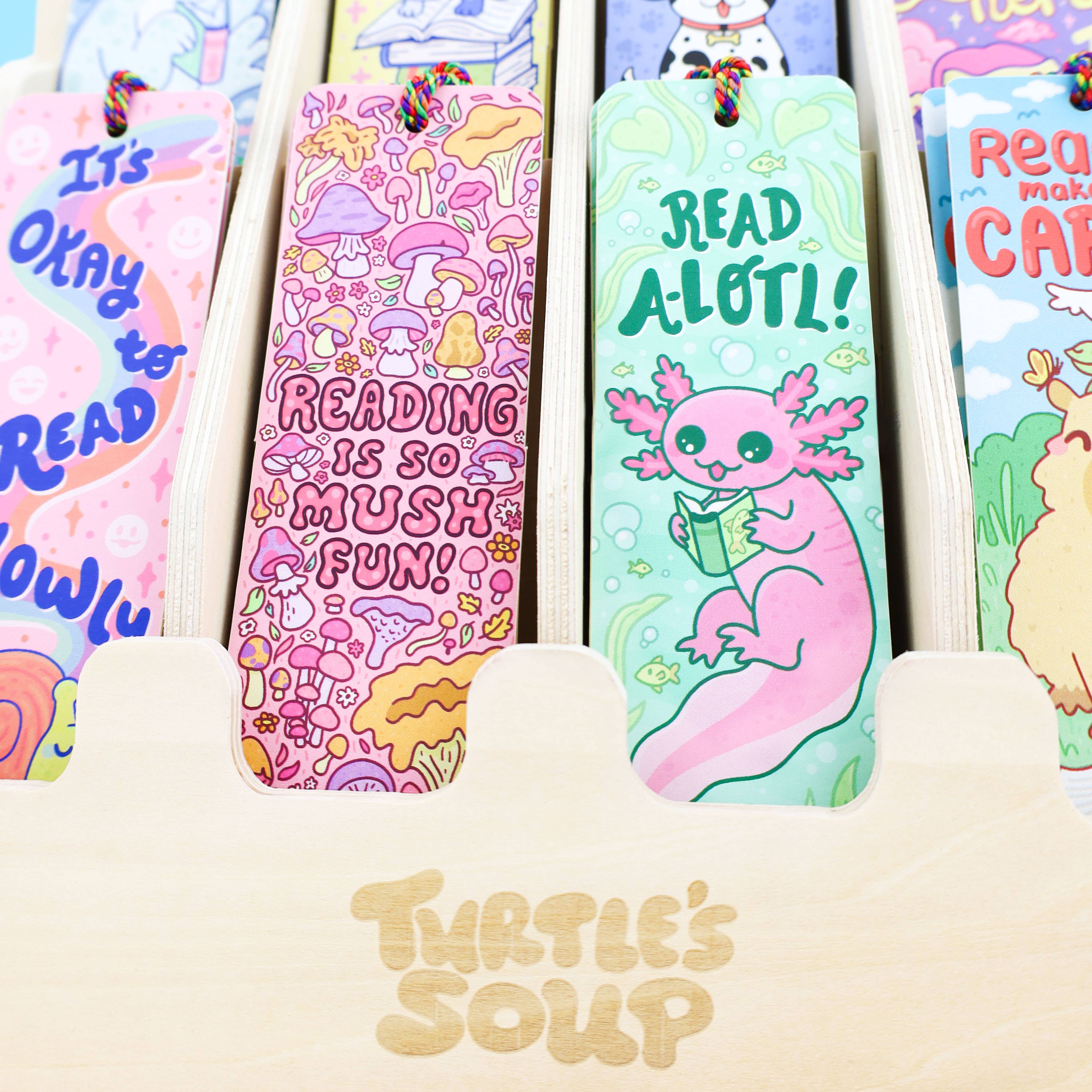 Turtle's Soup - Vendita all'ingrosso Segnalibro - Espositore in legno per segnalibri tascabili e piccoli articoli4