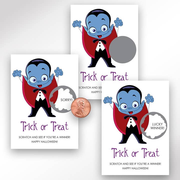 Halloween Vampire Party Game Skraplotter för wholesale av So Sweet Party Shop, LLC