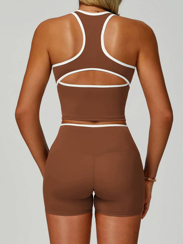 Crave by FW - Wholesale Athletic Top - Women's - V Neckline Racerback Sports Tank Top4