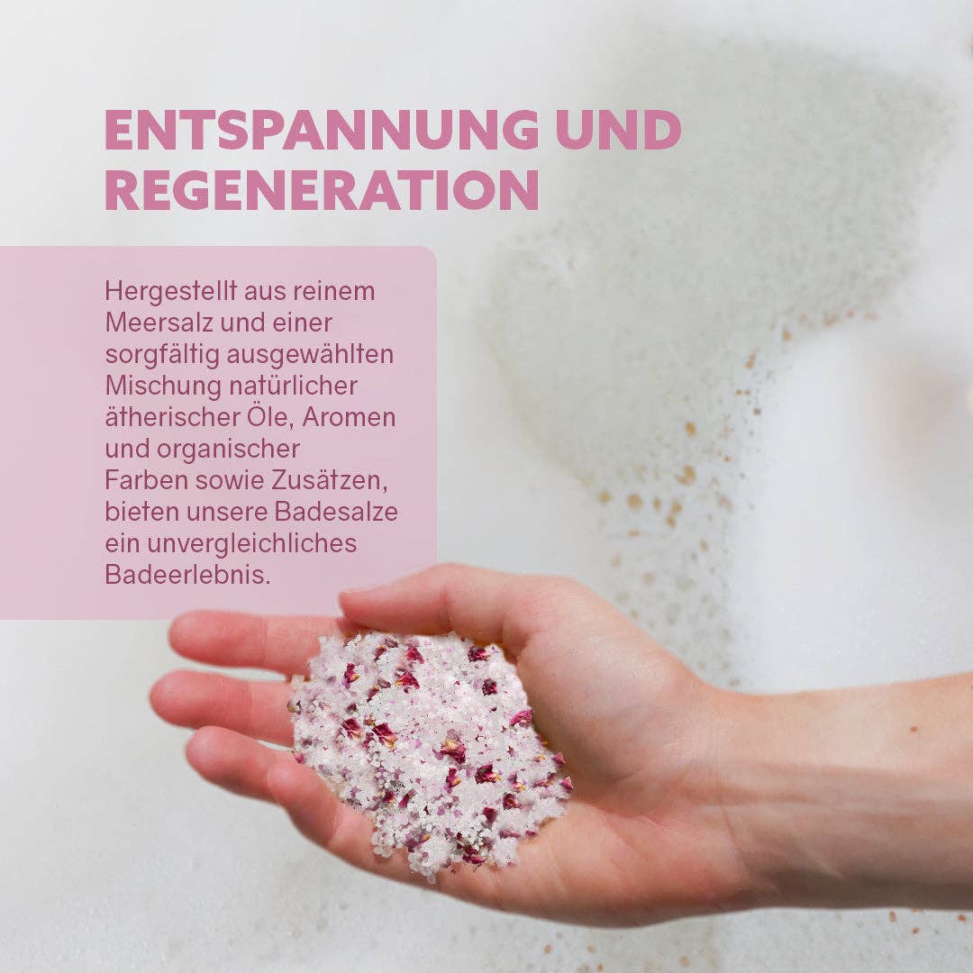 puremetics GmbH - Venta al por mayor Sales de baño - Sal de baño 'Jardín de Rosas'1