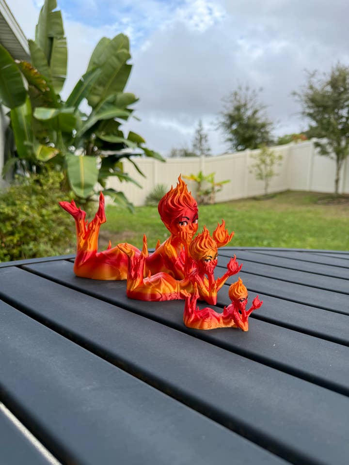 Fire Sprite | Bookshelf Decor | Fantasy | for wholesale by Create Fantasy Crafts