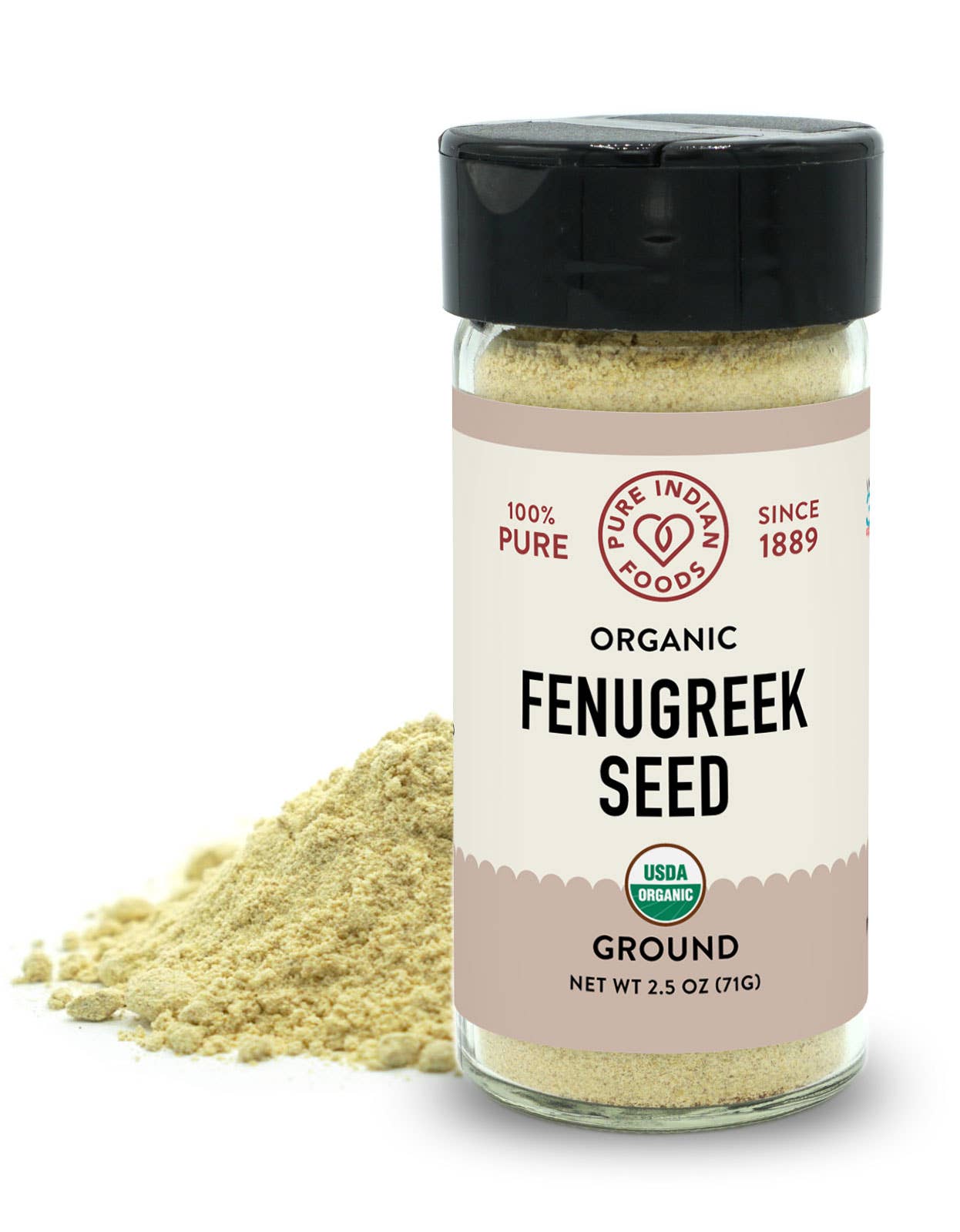 Pure Indian Foods - Wholesale Herbs - Fenugreek Seed, Certified Organic0
