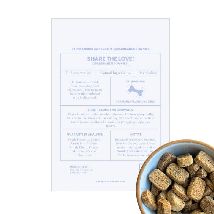 Barks and Brownies - Wholesale Pet Treats - Dog - BERRY NUTTY | Immune Boost Dog Treats6