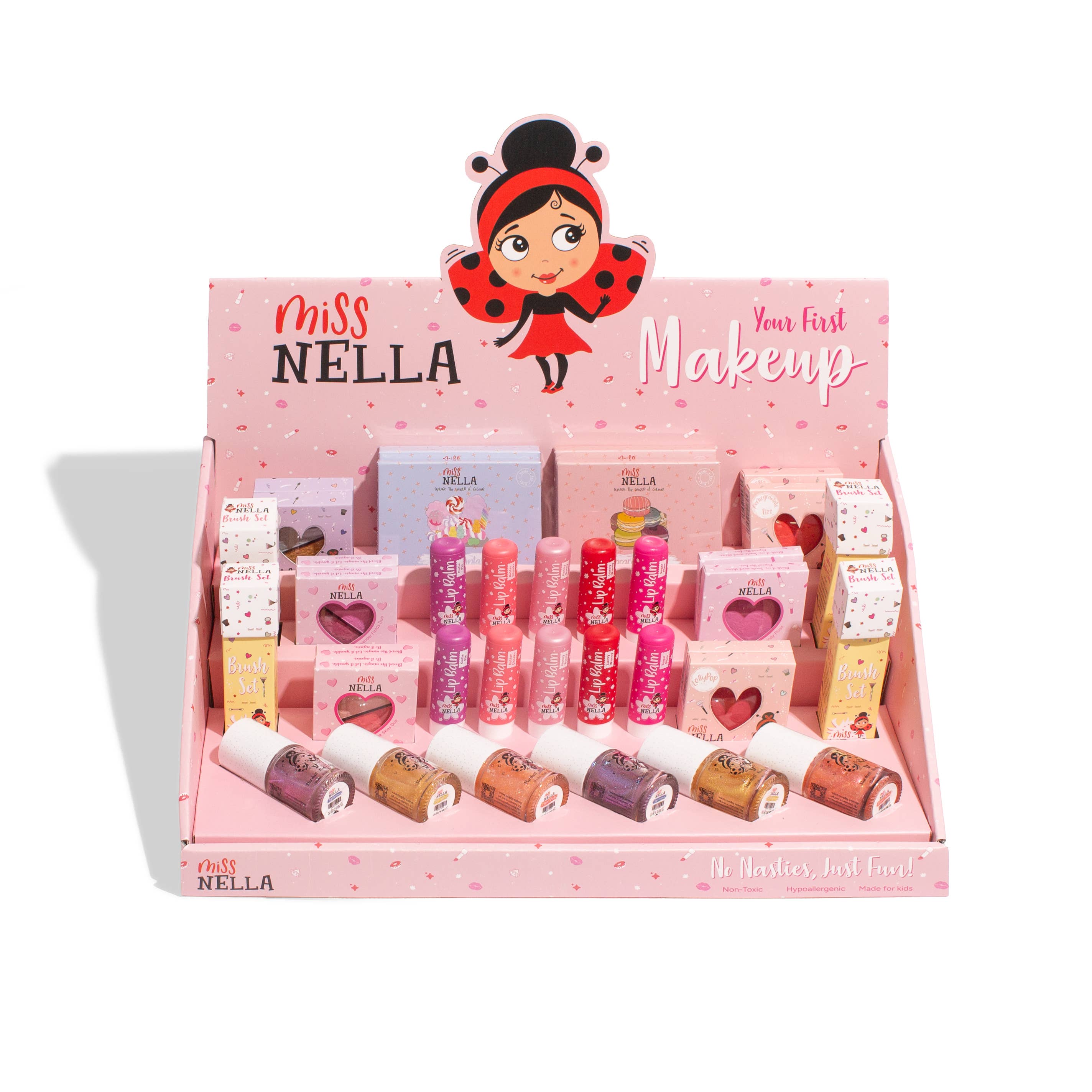 Miss Nella – wholesale Retailer display – Beauty & wellness – Miss Nella Make Up Discovery Pack *Complete Make Up Display*1