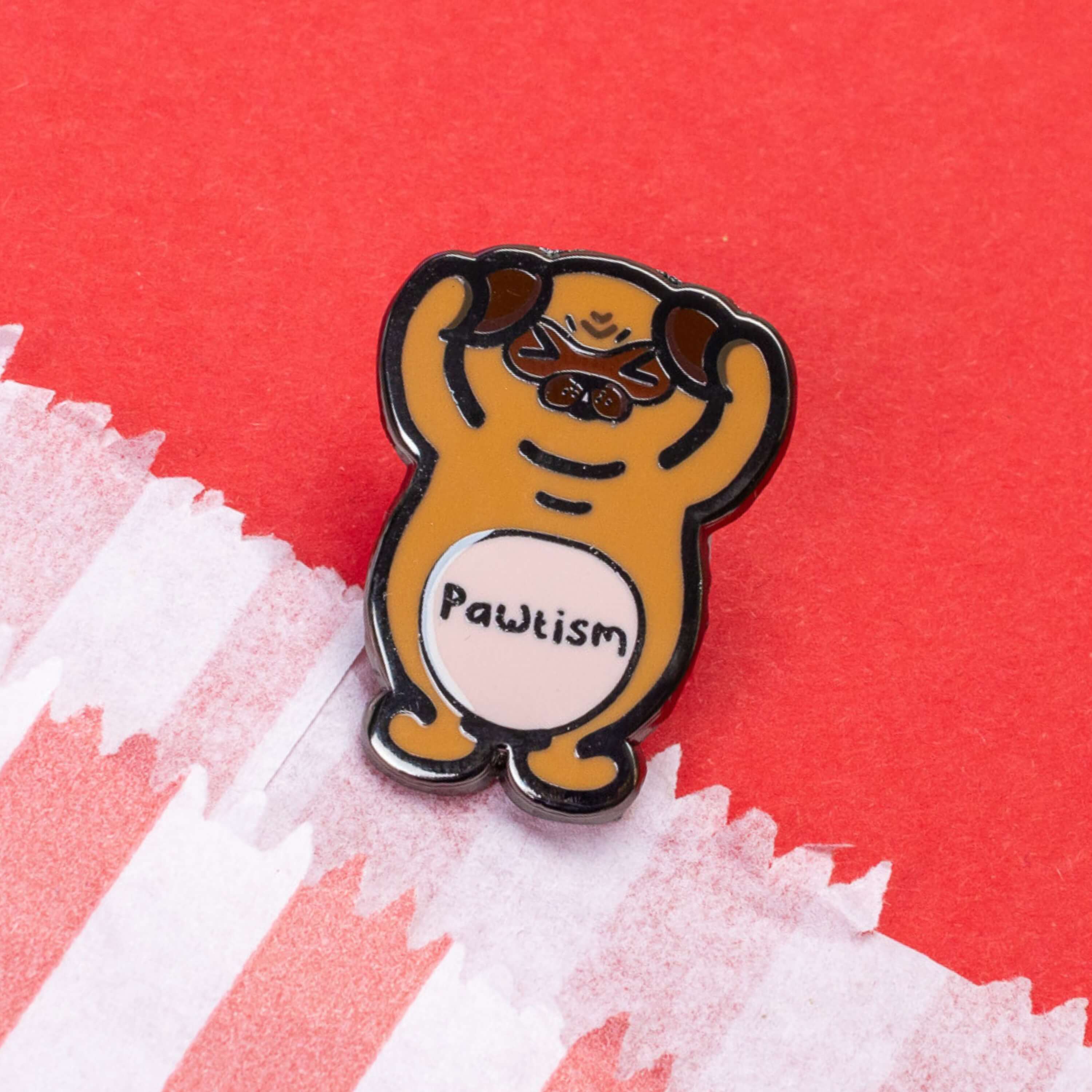 Innabox Ltd - Wholesale Lapel pin/button - Pawtism Enamel Pin - Autism