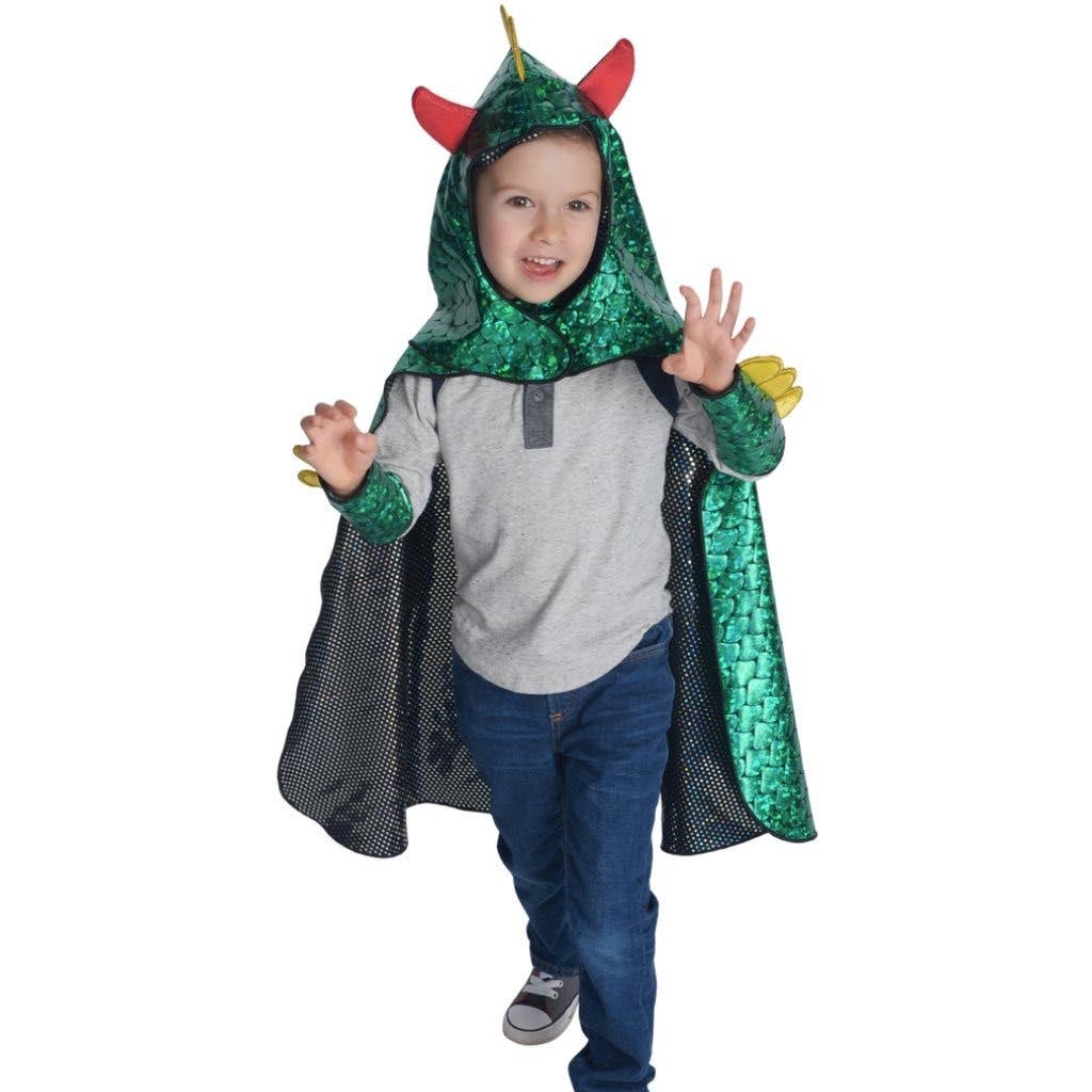 Fairy Finery Inc - Wholesale Cape - Kids - Dragon and Knight Reversible Cape Set for Kids