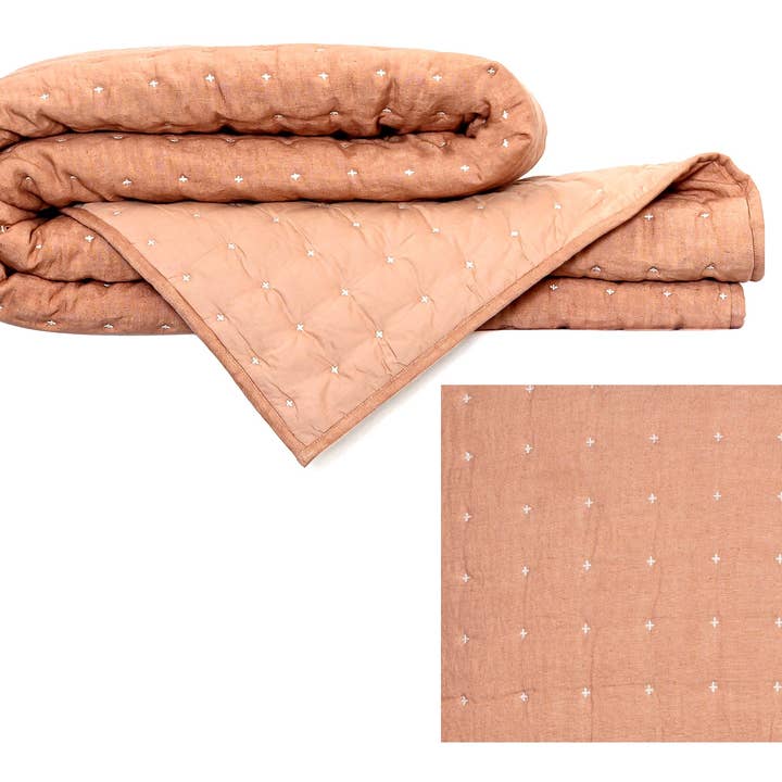 Neem Living - Wholesale Quilt - Pebble Quilt 92"x96"1