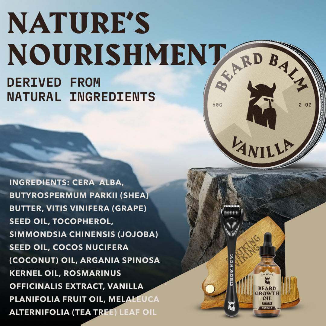 Striking Viking – wholesale Beard styling product – Beard Oil and Balm - Vanilla4