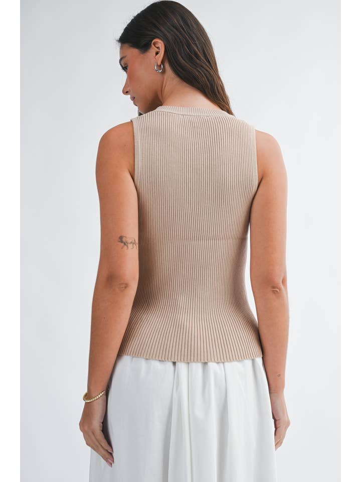 AEMI + CO - Wholesale Tank Top - Women's - 3131DN Jadine Knit Tank 39