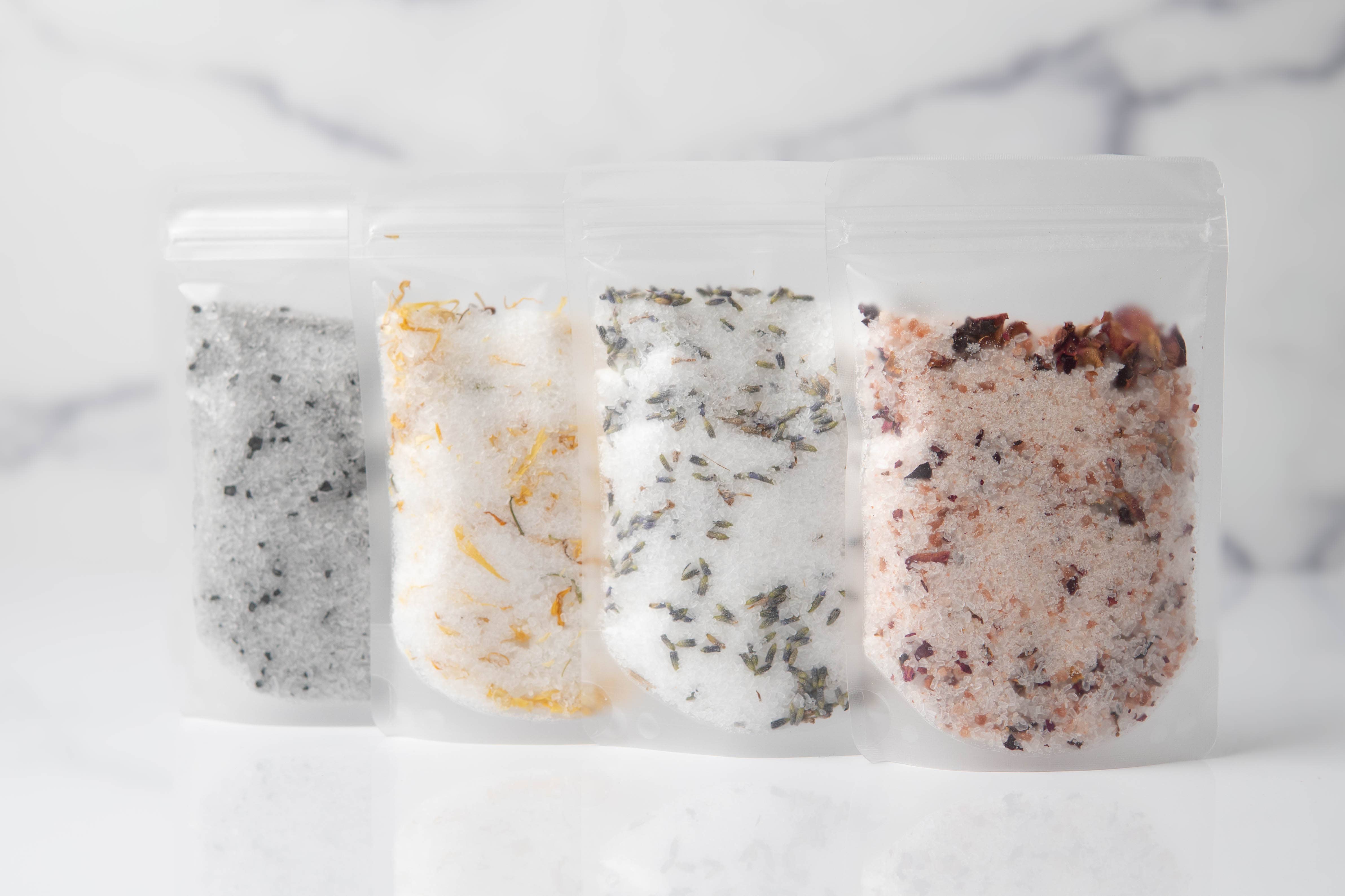 Charmed Handmade - Wholesale Bath Salts - No Label Bath Salt Pouches4
