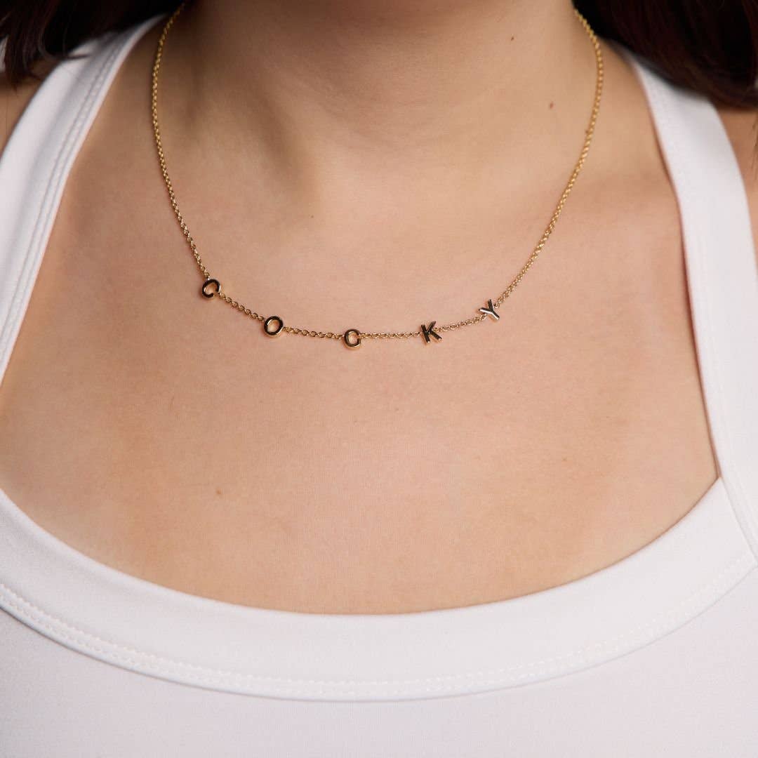 Nickel and Suede - Wholesale Pendant/Charm Necklace - University of South Carolina "COCKY" Initial Necklace1