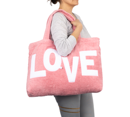 BYRH BAGS - Wholesale Beach Bag - BEACH BAG - Rose - LOVE1