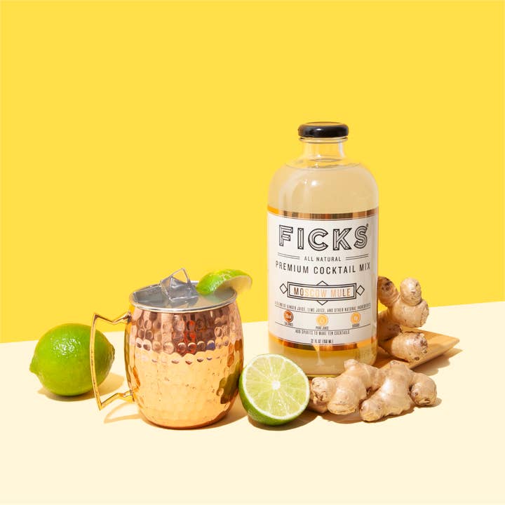 FICKS - Vente Mélange/sirop pour cocktails - Mélange à cocktail Mule de Moscou FICKS Premium2