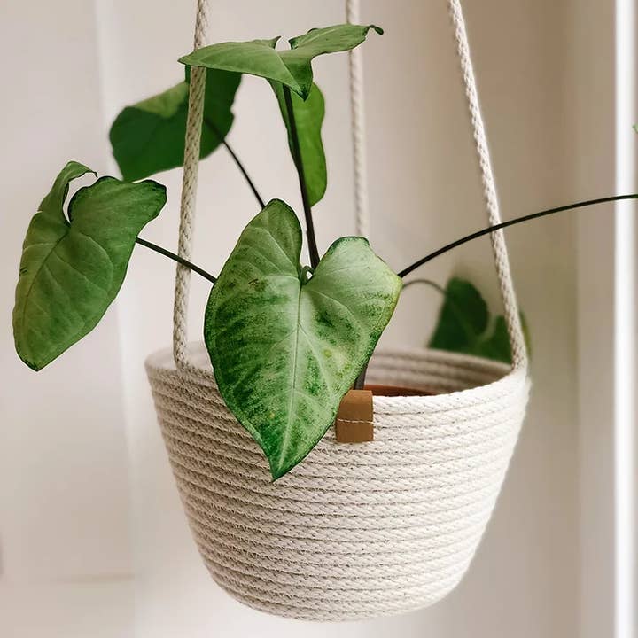 Hängender Pflanzer für den Großhandel von Woven Handmade