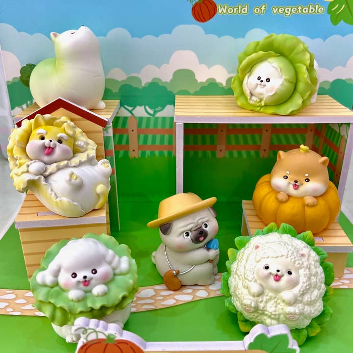 71206 Boîte Surprise Figurine Chien Végétarien-6 pour la vente par BCmini