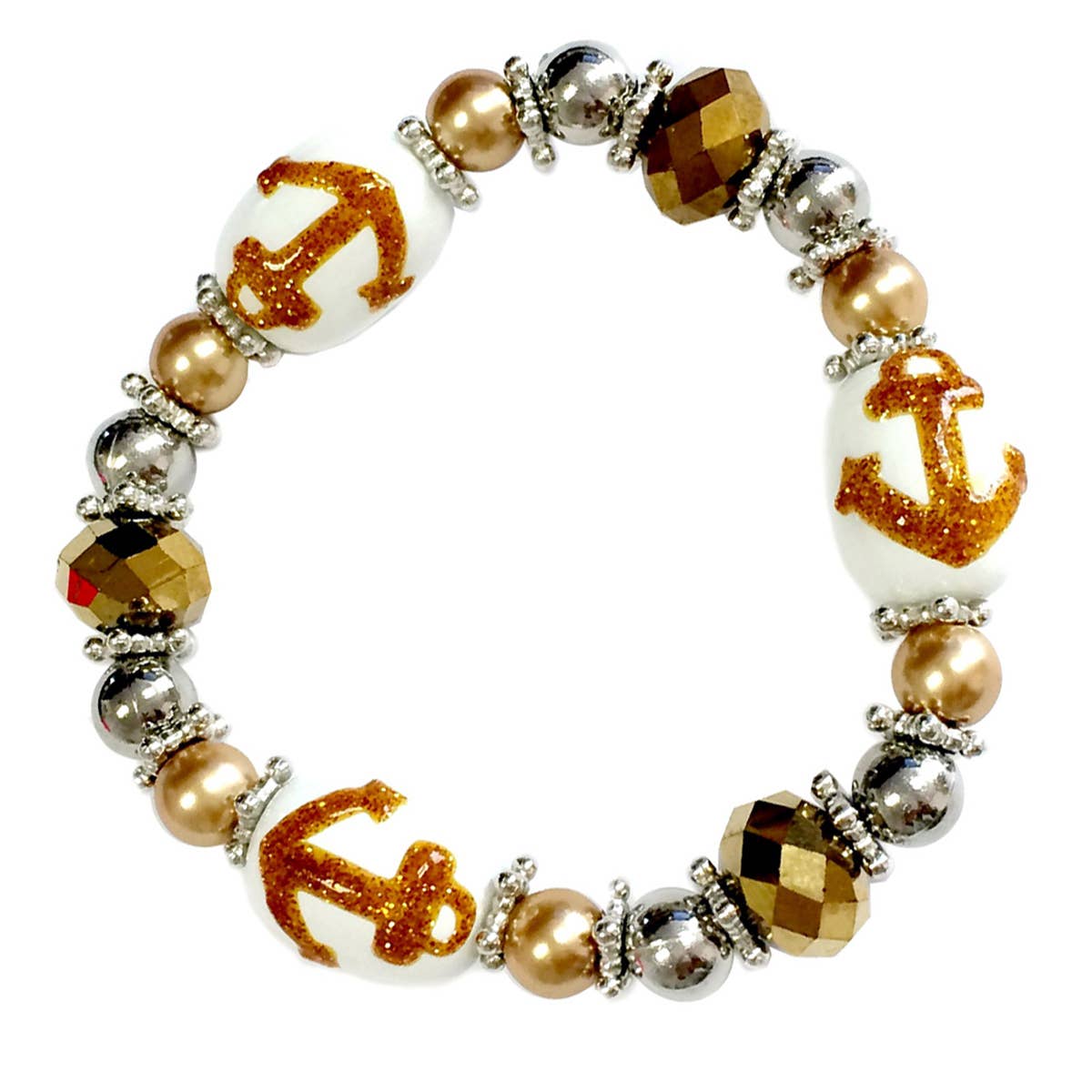 Fiona Accessories - Wholesale Beaded Bracelet - USA Military Navy Air Force Coast Guard Army Bracelet Gift13