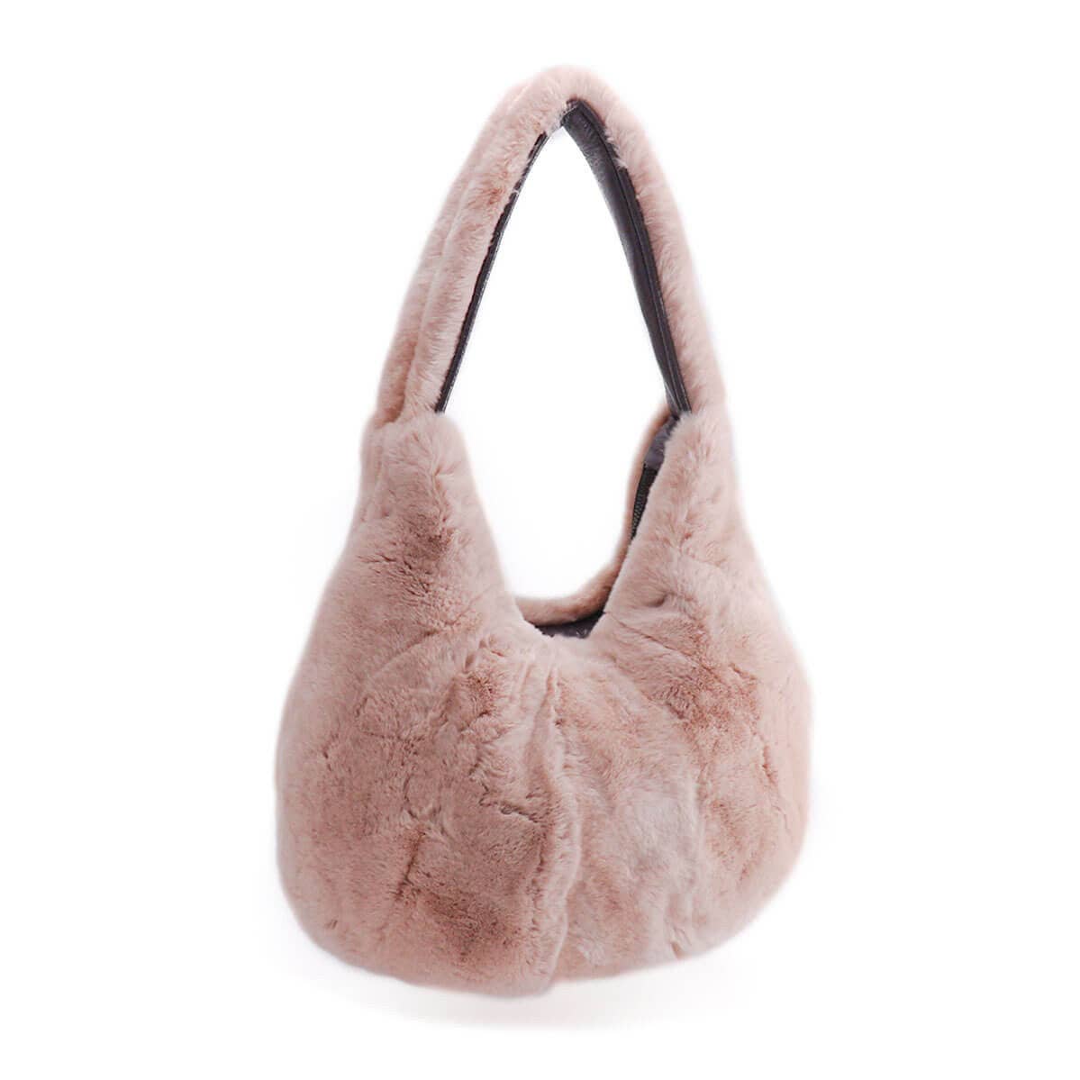 Surell - Wholesale Shoulder Bag - Women's - Rex Rabbit Fur Shoulder Bag5