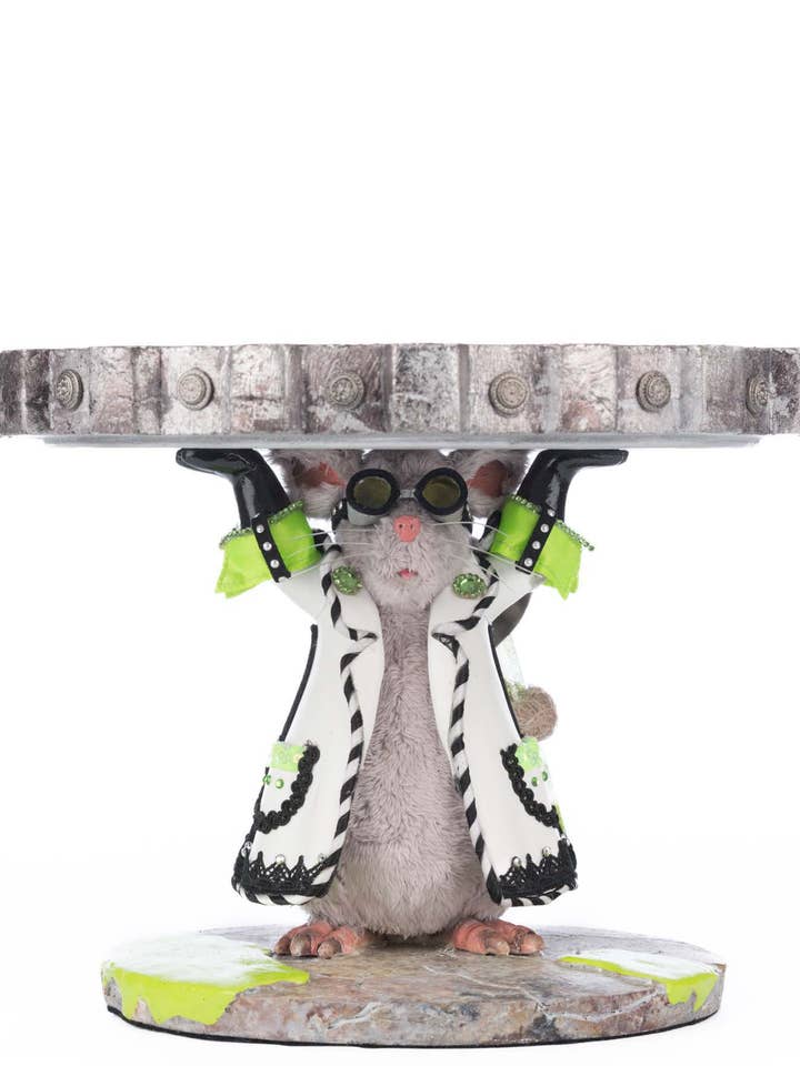 Chaotic Lab Rat Cake Stand for wholesale by Katherine's Collection