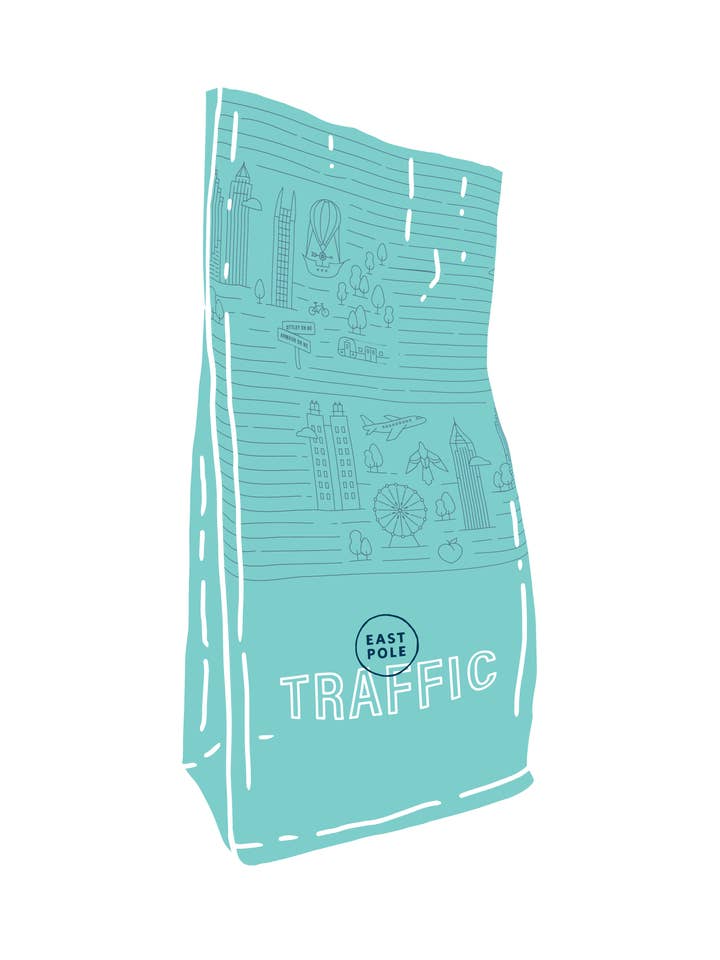 Traffic: Rainforest Alliance Huila for wholesale by East Pole Coffee